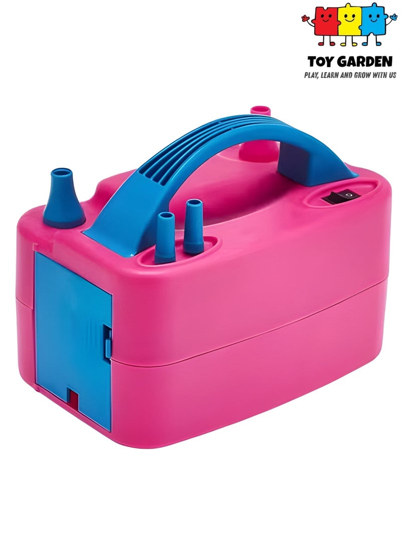 TOY GARDEN High Power Electric Portable Balloon Inflator - Dual Nozzle Air Pump with UAE Pin Plug - Image 1