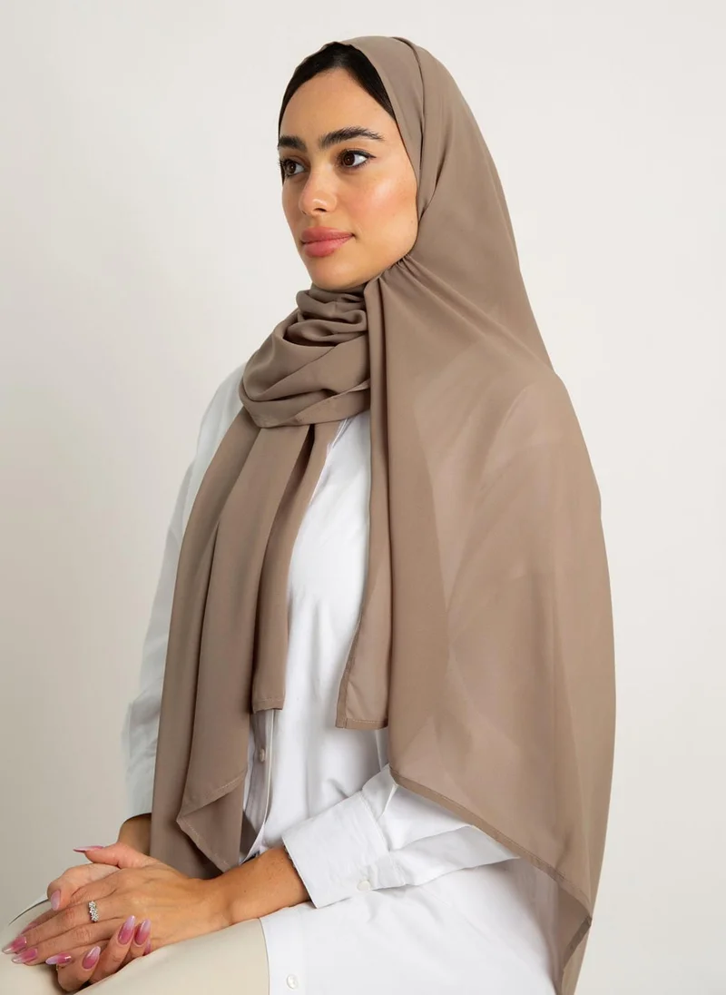 Kaafmeem Earth Brown Laser Tarha