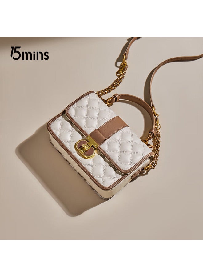 15mins New Women's Luxury Quilted Chain Handle Shoulder Bag Versatile Ladies Handbag Birthday Gift - Image 2