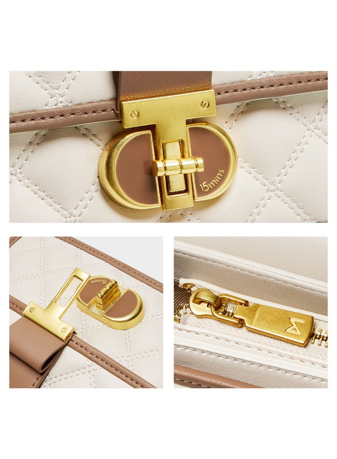 15mins New Women's Luxury Quilted Chain Handle Shoulder Bag Versatile Ladies Handbag Birthday Gift - Image 3