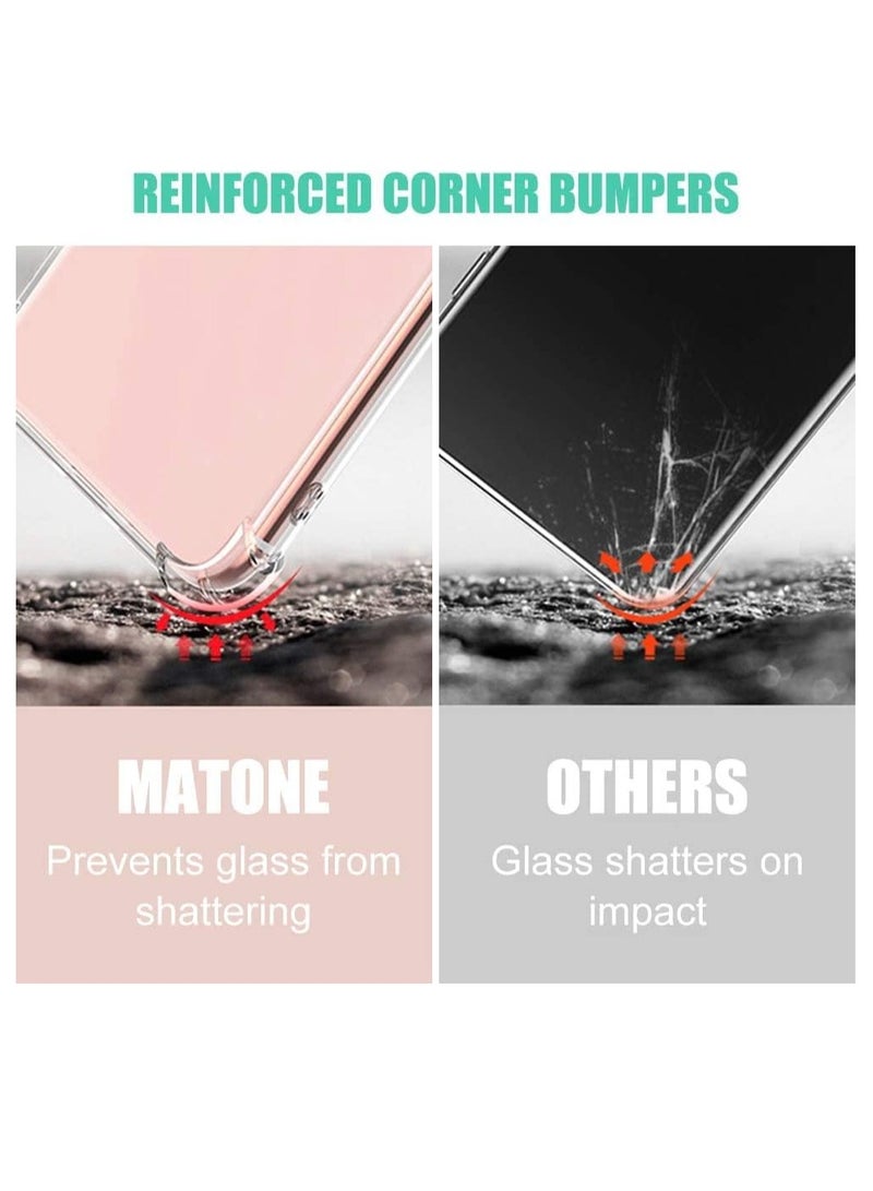 MIGOFAST iPhone 7 / iPhone 8  iPhone SE clear cover case soft TPU transparent silicone case shock absorbent reinforced corner for iPhone 7/8 / SE clear - Image 3