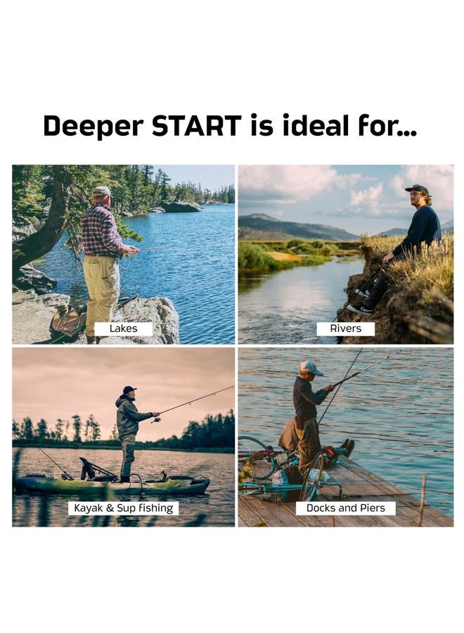 Deeper START Smart Fish Finder - Portable Depth Finder for Recreational Fishing From Dock, Shore or Bank | Castable With FREE User-Friendly App | Phone Compatible - Image 3