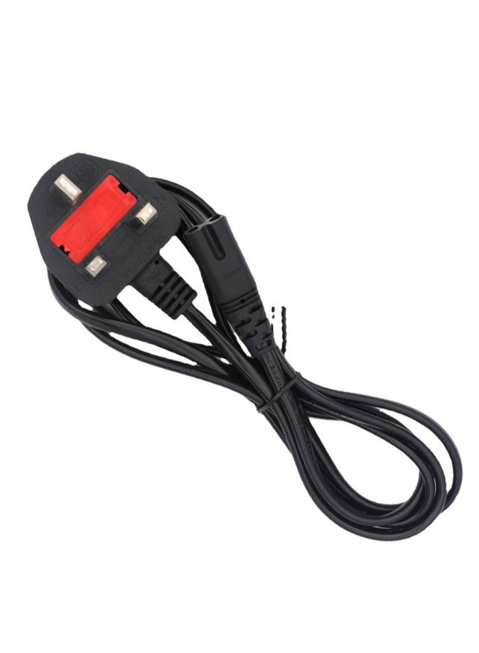 2-Prong AC Power Cord Cable – UK Plug, Compatible with Samsung, LG, TCL, Sony TVs, HP Printers, PS3, PS4, PS5, and More - Image 5