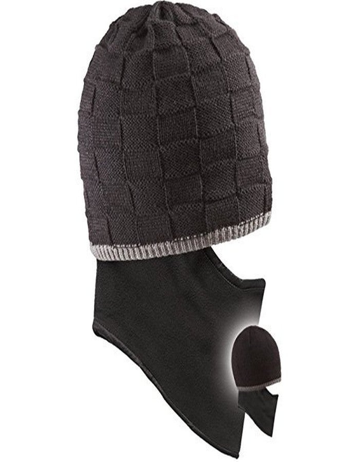 Seirus Innovation Chess Hat - Quick Clava Beanie with built in Pull Down Mask for added Face and Neck Protection - TOP SELLER