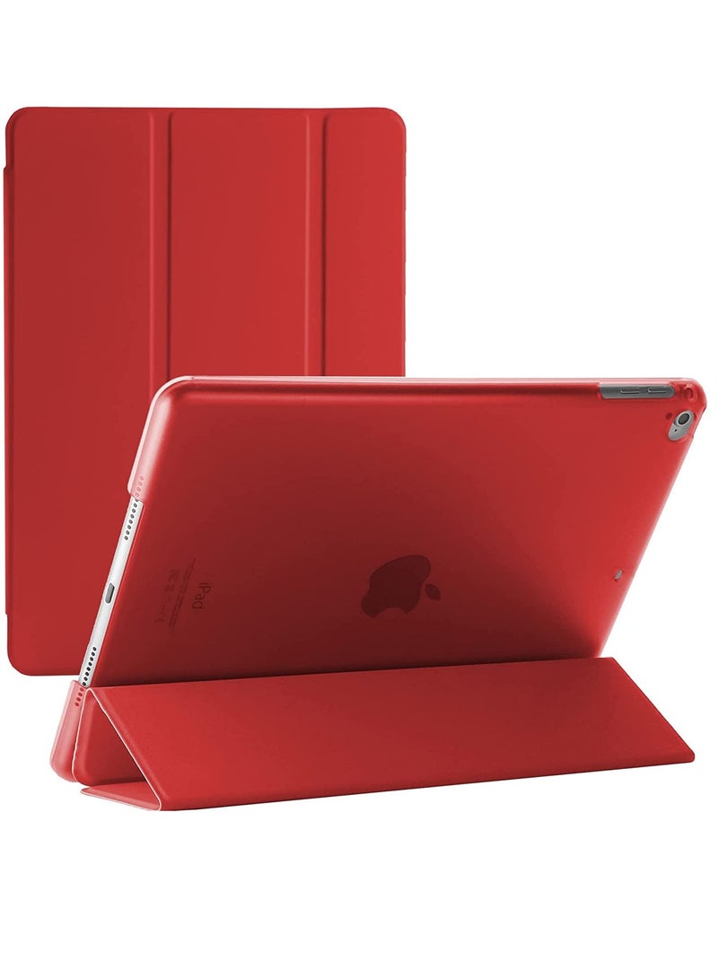 Apple Ipad 9.7 Inch Slim folio Stand for iPad Air 2 Case Smart A1566 A1567 PVC Smart Auto-Sleep Protective Cover for iPad Air 2 Cover (Red) - Image 3