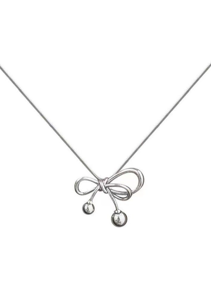 Goolsky Trendy Knotted Pendant Sweater Chain for Women – INS-Style Statement Necklace, High-End Minimalist Jewelry  - Image 4