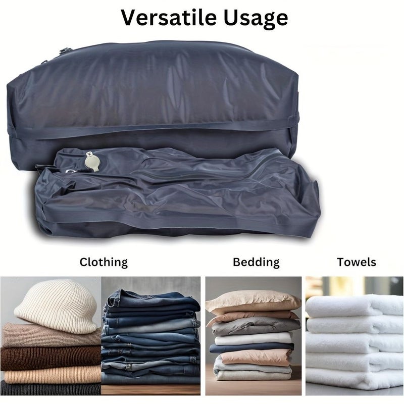 Electric Vacuum Compression Bag With Electric Air Pump 30W Saves 60 Percent Space - Image 2