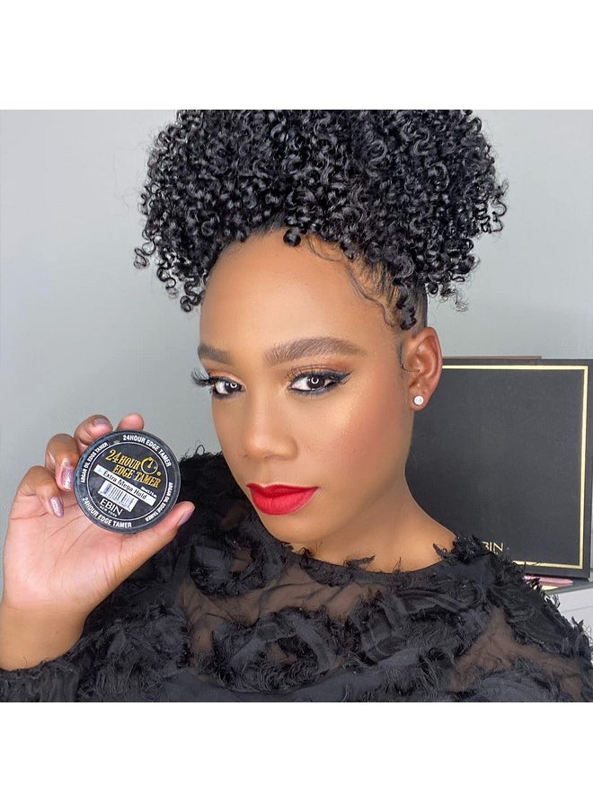 EBIN NEW YORK 24 Hour Edge Tamer Extra Mega Hold 0.5 Oz No Flaking No White Residue Shine Moisture And Prevent Breakage With Castor Oil  - Image 4