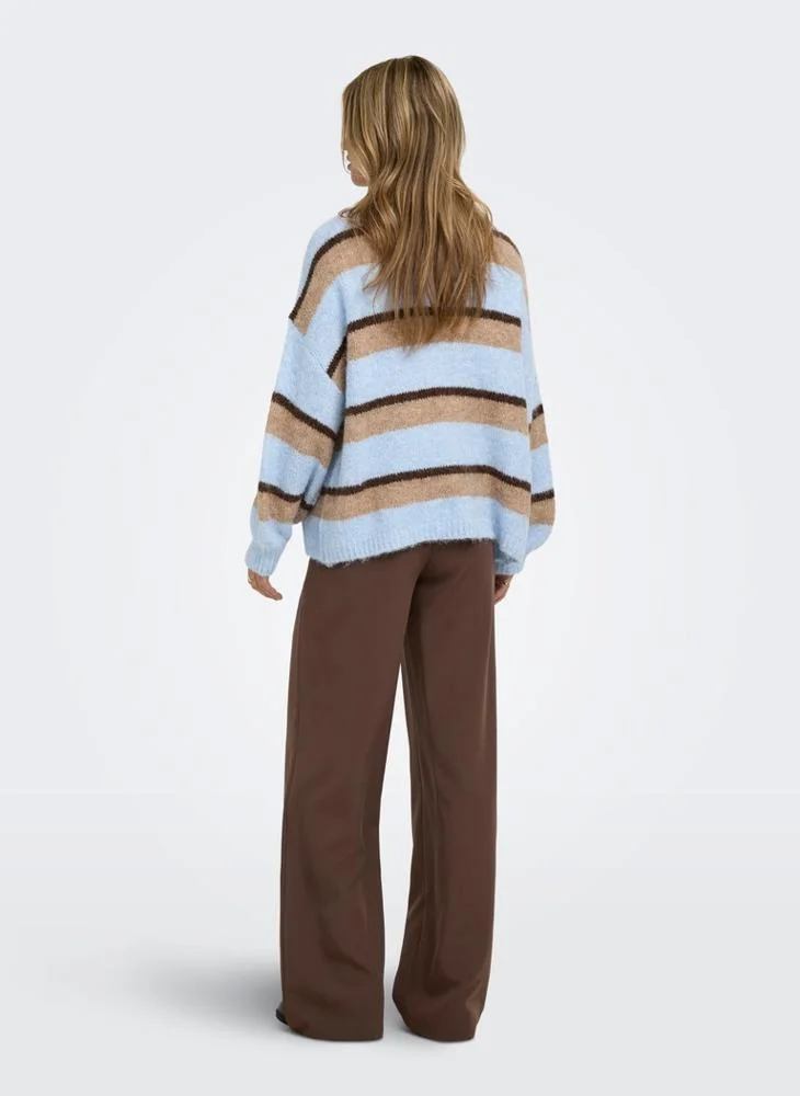 Only  Casual High Waist Straight Trousers for Women | Best Price UAE