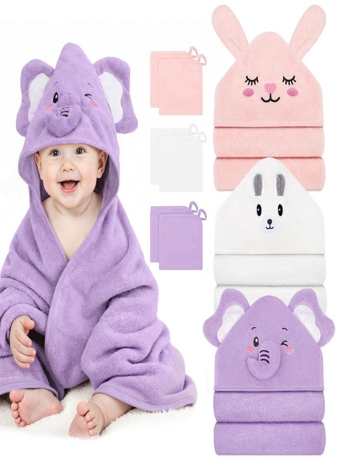 CandyHome 9 PCS Baby Bath Towels for Newborn Infant Toddler Essentials - Image 1