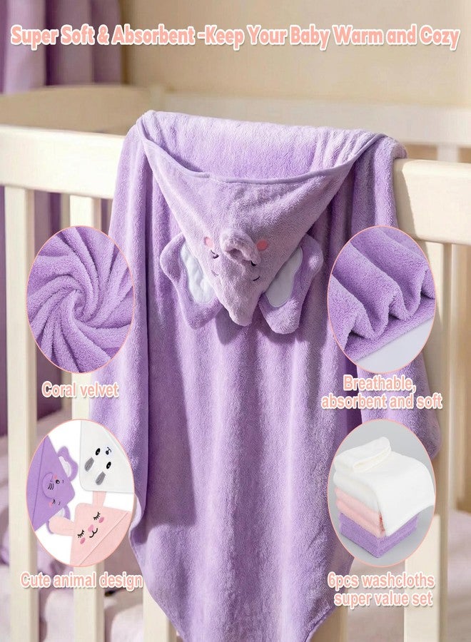 CandyHome 9 PCS Baby Bath Towels for Newborn Infant Toddler Essentials - Image 4