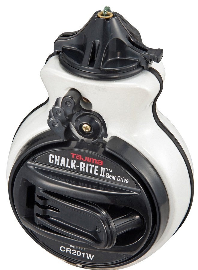 TAJIMA Chalk Box - Chalk-Rite II Snap-Line with Extra Bold 1mm Chalk Line & Five Gear Quick Retrieval - CR201W-P - Image 2