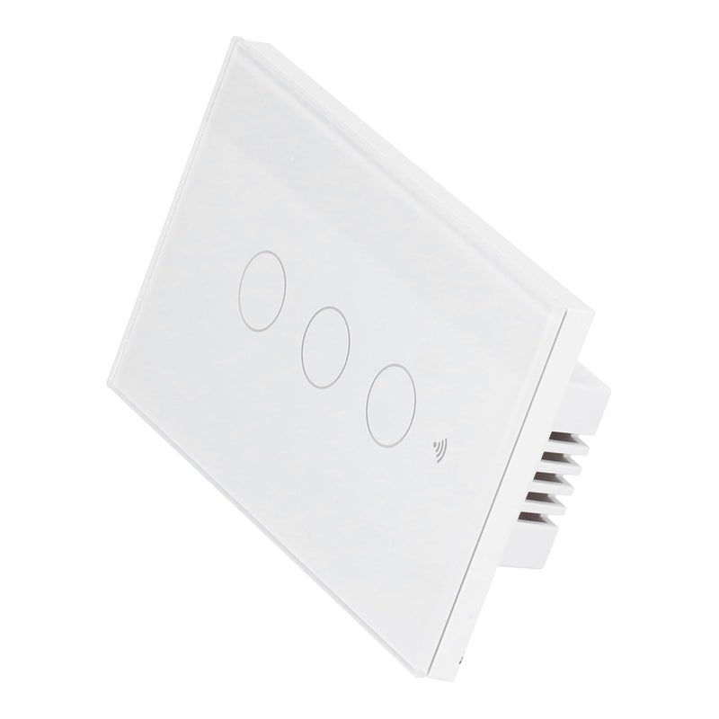 Smart Zigbee Light Switch White 3 Gang Touch Panel Remote Control Timer 100 240V AC - Image 4