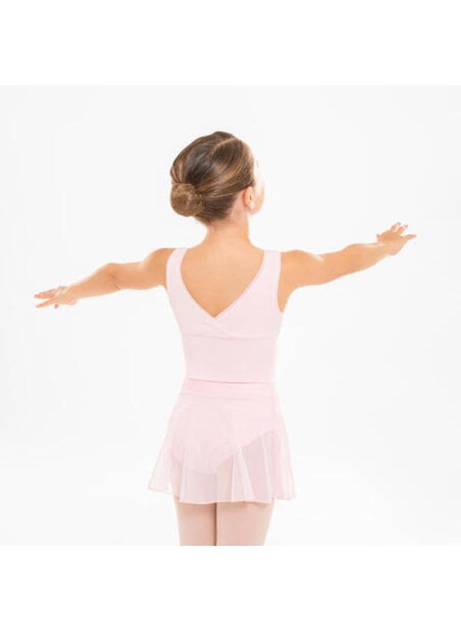 STAREVER Girls' Voile Ballet Wrap Skirt - Pink  - Image 2