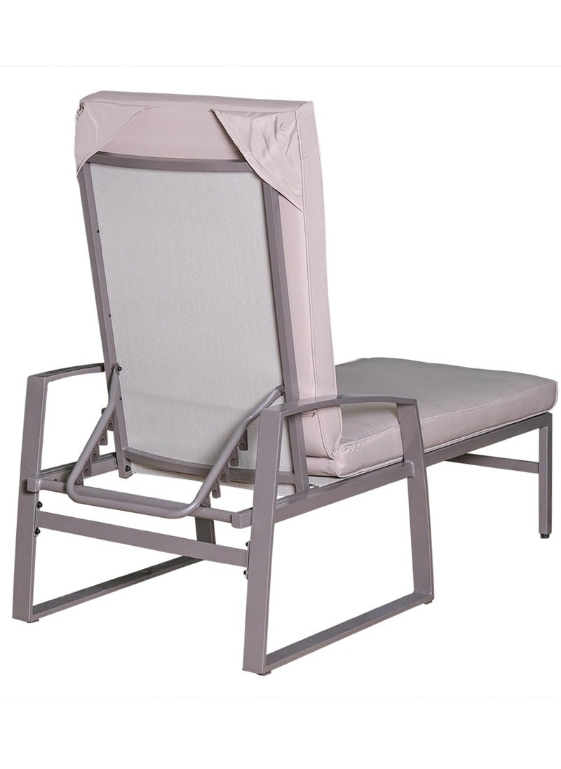 Oasis Casual Aluminium Sun Lounger with Cushion  - Image 2