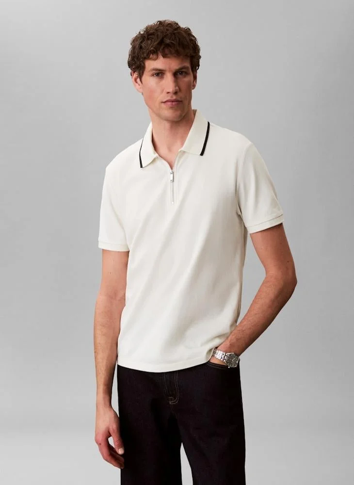 CALVIN KLEIN Cotton Piqué Polo