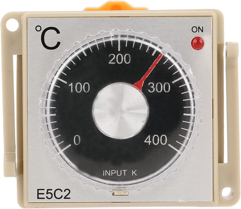 E5C2-R منظم حرارة تناظري بقرص، ثيرموستات قابل للبرمجة بتركيب على سكة DIN مع خرج ثايرستور للمفاتيح الكهربائية والمحولات الجافة - Image 5