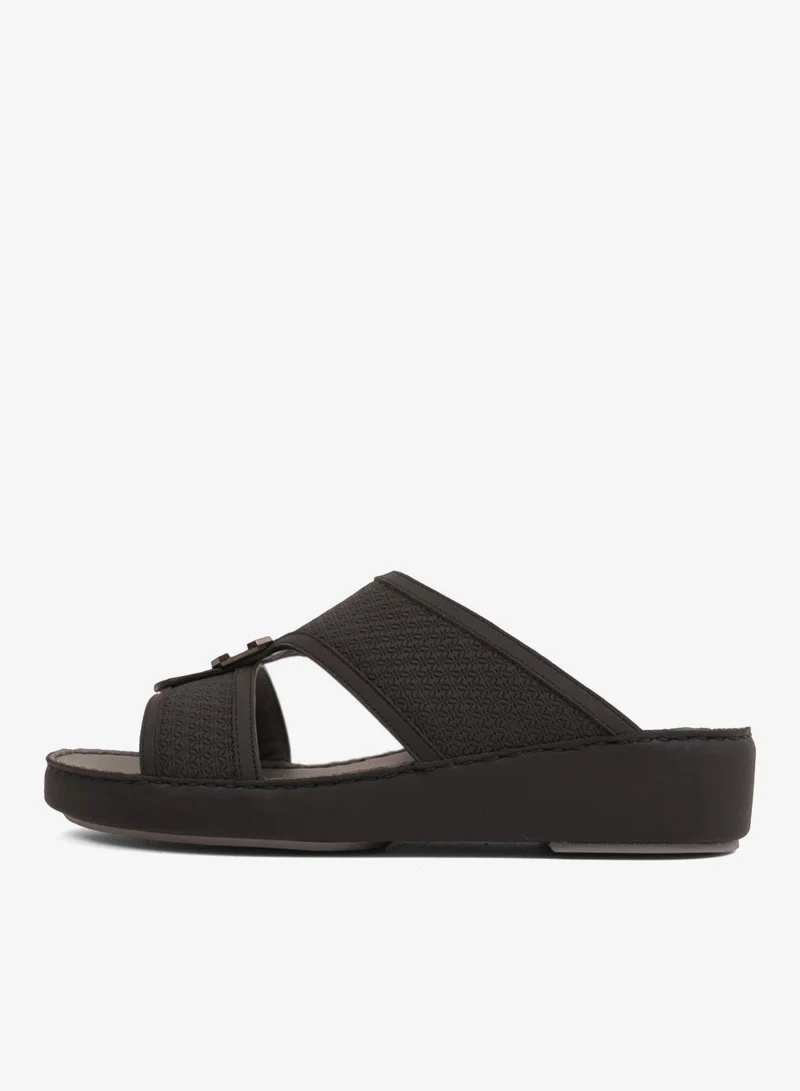 UOMO CAVALIER MEN'S PREMIUM ARABIC SANDALS BLACK