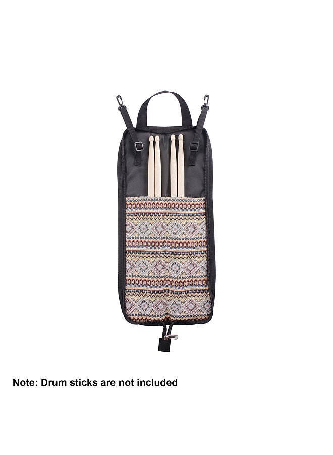 Generic Drum Stick Bag Drumsticks Mallet Case Oxford Fabric with Hanging Hooks Wear-resistant Portable Drum Stick Holder Percussion Accessories  - Image 4