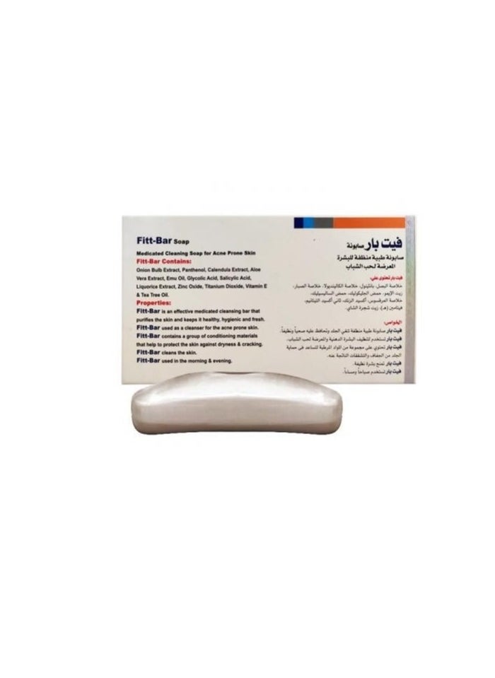 ماكرو - فيت بار صابون منظف طبي للبشرة المعرضة لحب الشباب 100 جرام - Image 1