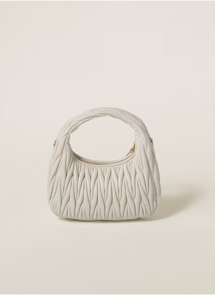 Miu Miu MIU MIU Wander quilted nappa leather hobo Crossbody Shoulder Bag  - Image 3