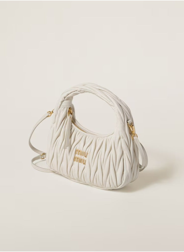 Miu Miu MIU MIU Wander quilted nappa leather hobo Crossbody Shoulder Bag  - Image 2
