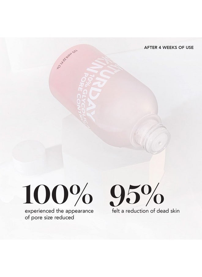 saturday skin Saturday Skin Pore Clarifying Toner 10% Glycolic Acid&AHA Deep Cleansing Astringent Facial Toner,Hypoallergenic Skin-Purifying Face Toner to Cleanse, Recondition and Purify Skin, Non-Comedogenic  - Image 3