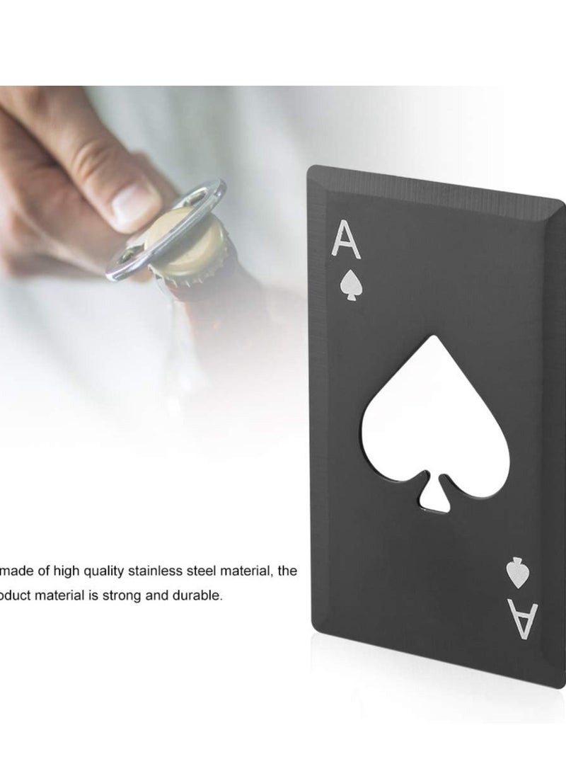 Generic - Bottle Opener Credit Card Size Pocker Cap Opener Portable Stainless Steel Can Opener - Image 1