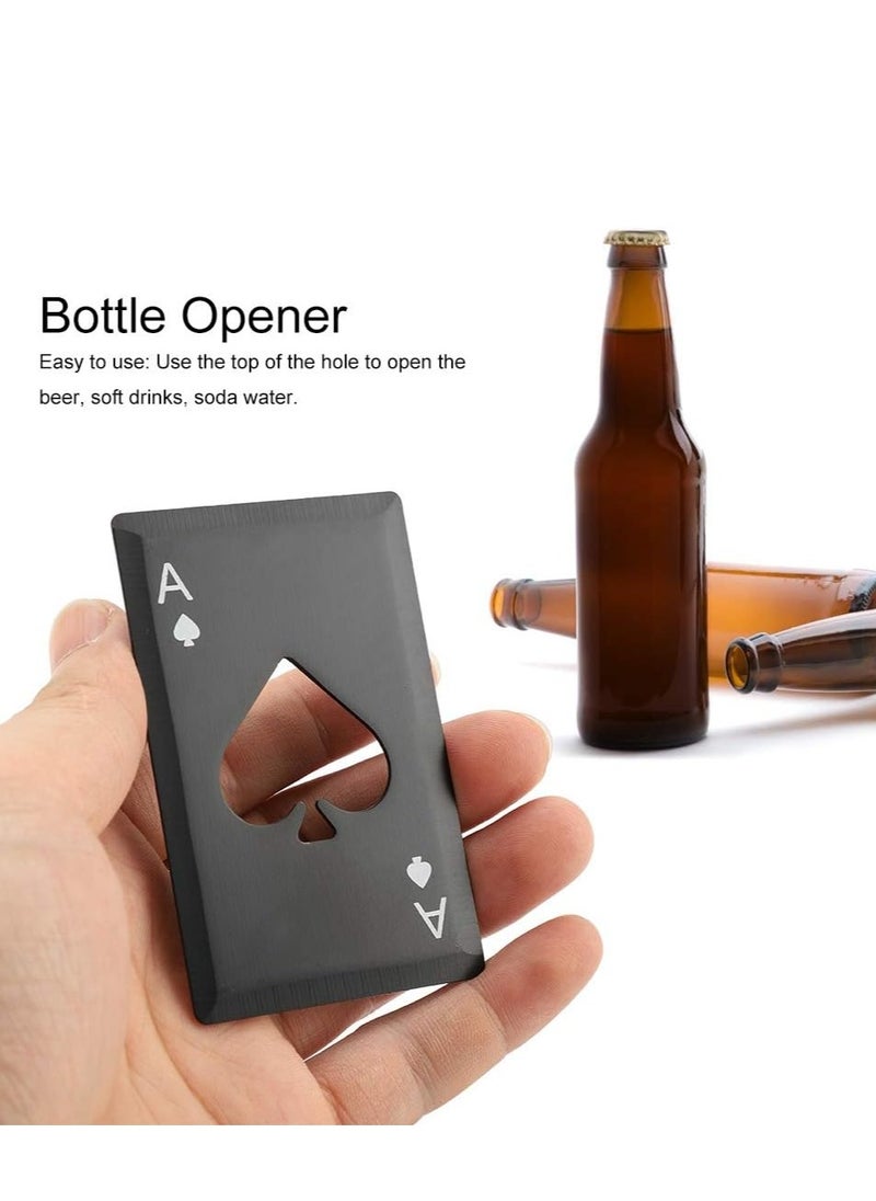 Generic - Bottle Opener Credit Card Size Pocker Cap Opener Portable Stainless Steel Can Opener - Image 1