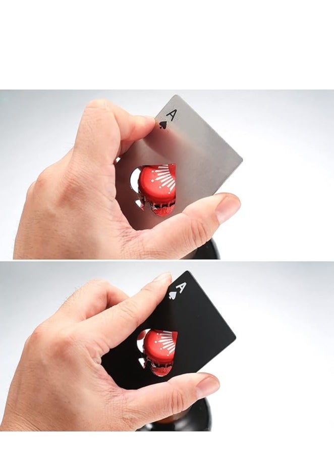 Generic - Bottle Opener Credit Card Size Pocker Cap Opener Portable Stainless Steel Can Opener - Image 1