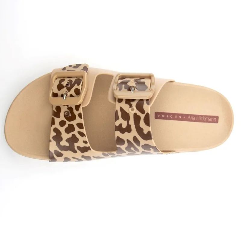 فويسيز Voices Women'S Flip Flops, Folk - 009.00001, Color - Brown