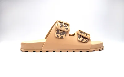 Voices Folk Women'S Birken Style Sandal With Adjustable Strap - Brown