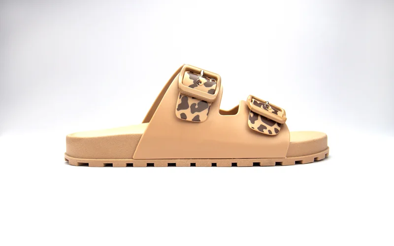 Voices Folk Women'S Birken Style Sandal With Adjustable Strap - Brown