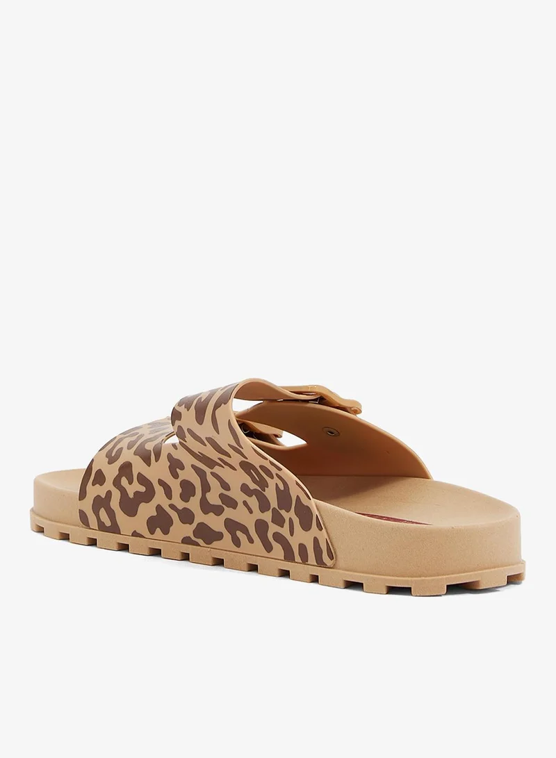 Voices Folk Women'S Birken Style Sandal With Adjustable Strap - Brown