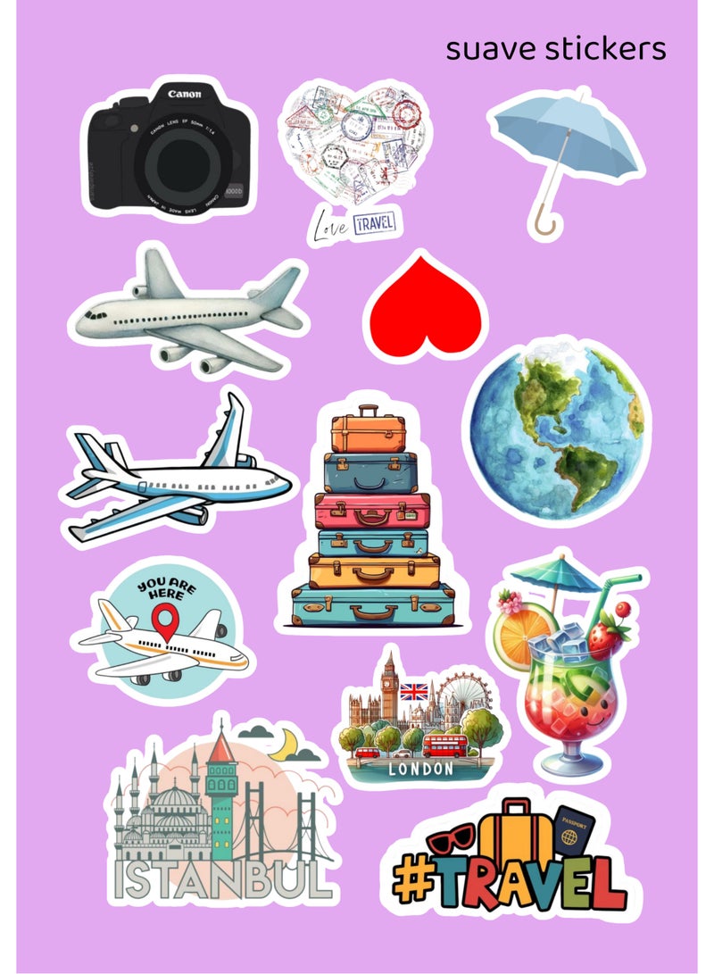 ملصقات سواڤ ملصقات لشنط السفر ١٣ ملصق المجموعه الثالثه - Image 2