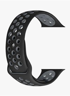 HEXABEX Apple Watchband 46mm/45mm/44mm/49mm Dot Apple Watch Strap for Apple Watch All Series Black/Grey  - Image 2