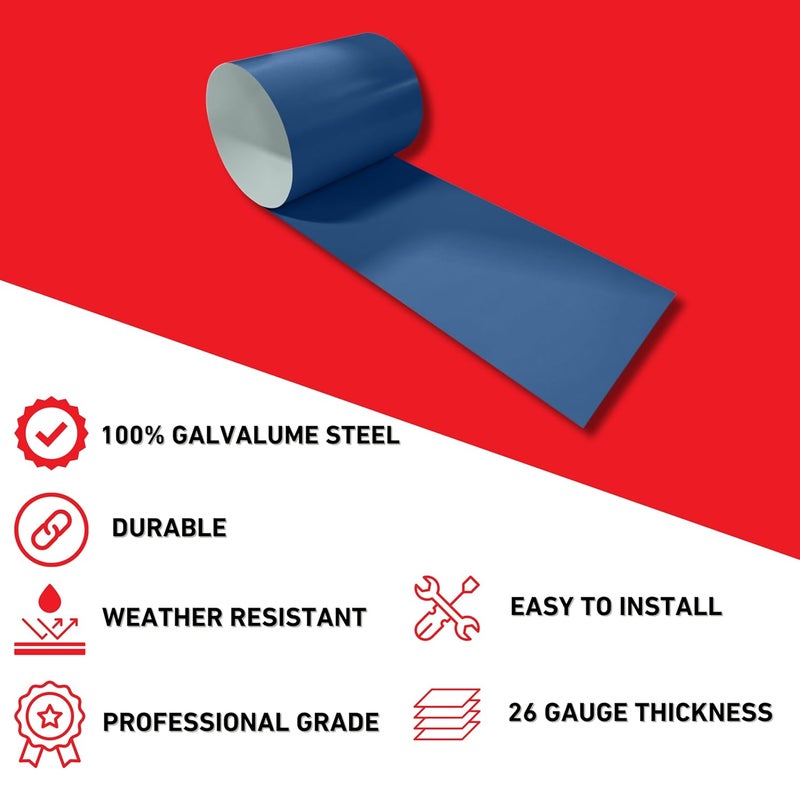 EAGLE 1 : 26 Gauge General Use or Roofing Flashing Rolls - DIY or Contractors (Black, 16 in x 10 FT) - Image 3