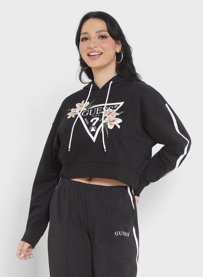 GUESS Logo Printed Sweatshirt - Image 1