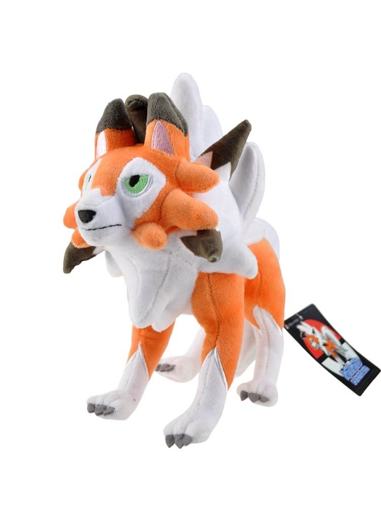 Y&D 1-Piece Pocket Monsters Figure Lycanroc Plush Toys 23cm  - Image 1