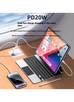 xozgdovg 20W gallium nitride A+C travel charger is compact and portable. British regulations apply to Apple 16 mobile phone charging head.  - Image 3