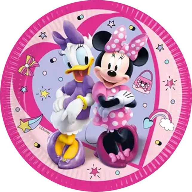 Alsepeteavm Minnie Junior Cardboard Plate 23 cm 8-pack
