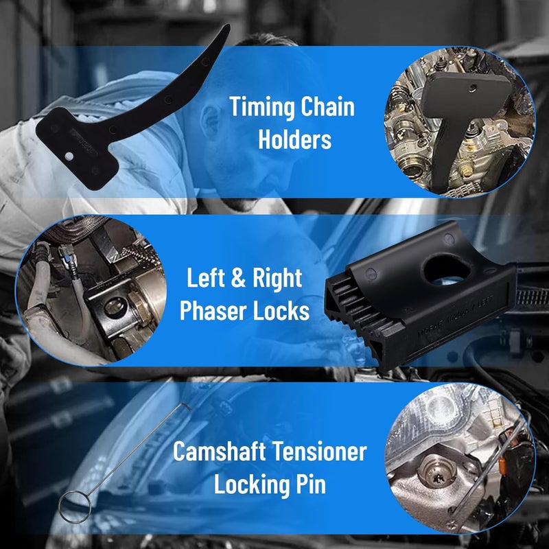 YSSNIUTOOL Camshaft Phaser Timing Chain Lock Tool Set - Image 4