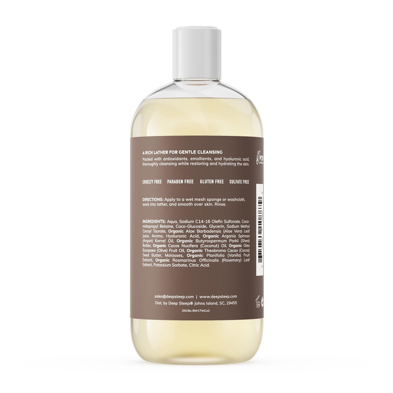 Deep Steep Body Wash, 17oz (Vanilla Coconut) - Image 2
