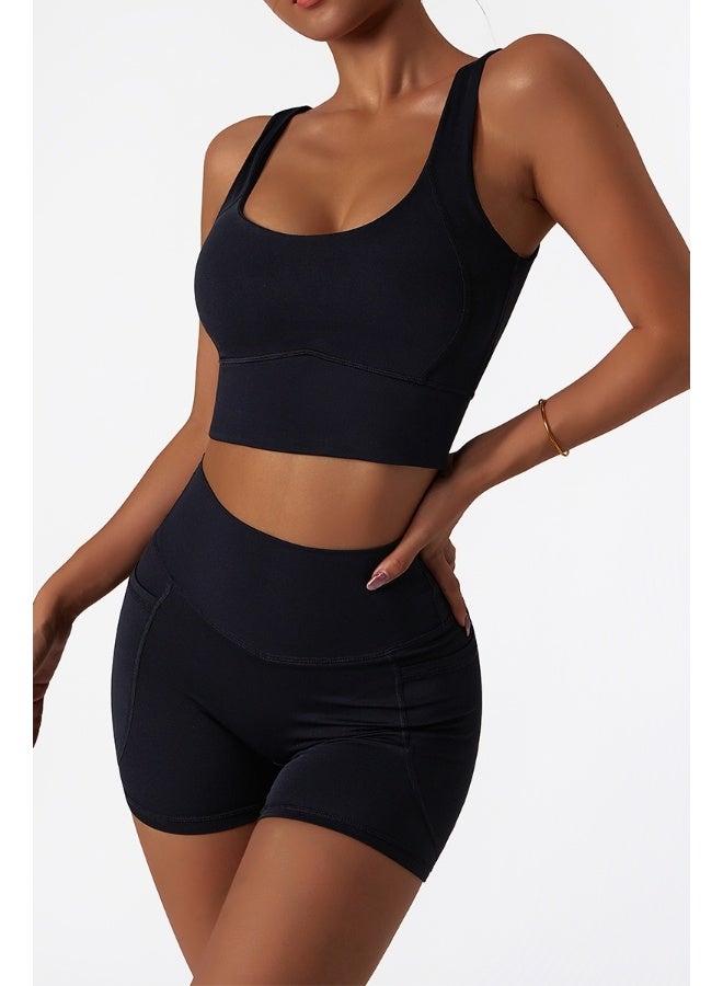 KAWN.YOGA KAWN YOGA Womens High Waist Contour Seamless Workout Sport Yoga Shorts Tummy Control With Pockets - Image 4