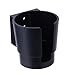 JAZBREY Universal Large Cup Holder Wall Mount Heavy Duty Plastic Drink Holder for Boat Car Truck RV Bus Tractor Wall Wood Vertical or Horizontal Mount Fit Most Cups Bottles Cans Tumblers Black Pack of 2 - Image 2