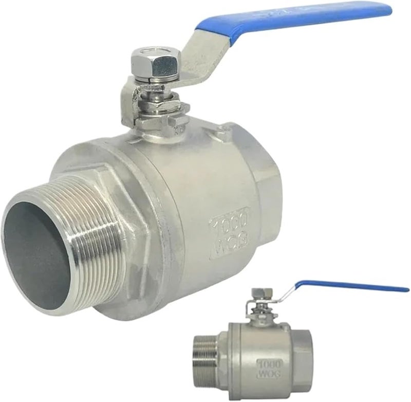 1 Inch 304 Stainless Steel Ball Valve BSP Female Male Thread For Water Gas Oil - Image 1