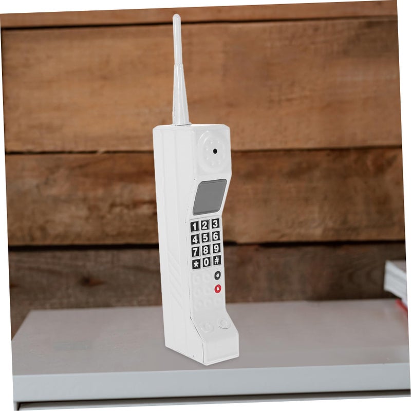 Iron Sculpture Brick Cell Phone Model Miniature Home Decor Photography Prop - Image 3