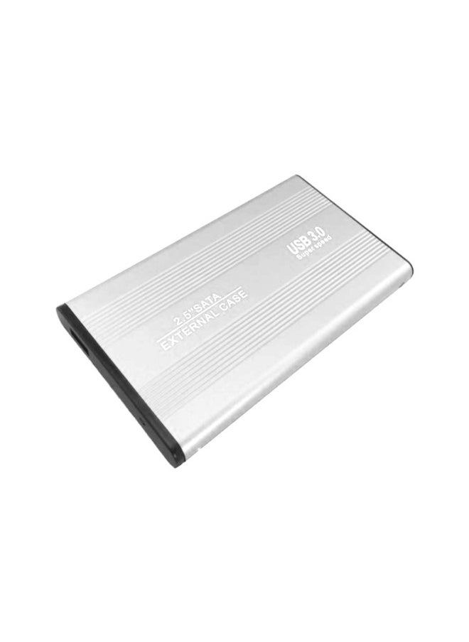 ماركة غير محددة صندوق القرص الصلب الخارجي USB3.0 2.5 بوصة لأجهزة الكمبيوتر المحمولة SATA المعدنية الخارجية USB3.0 صندوق القرص الصلب المحمول - اللون: فضي رمادي  - Image 4