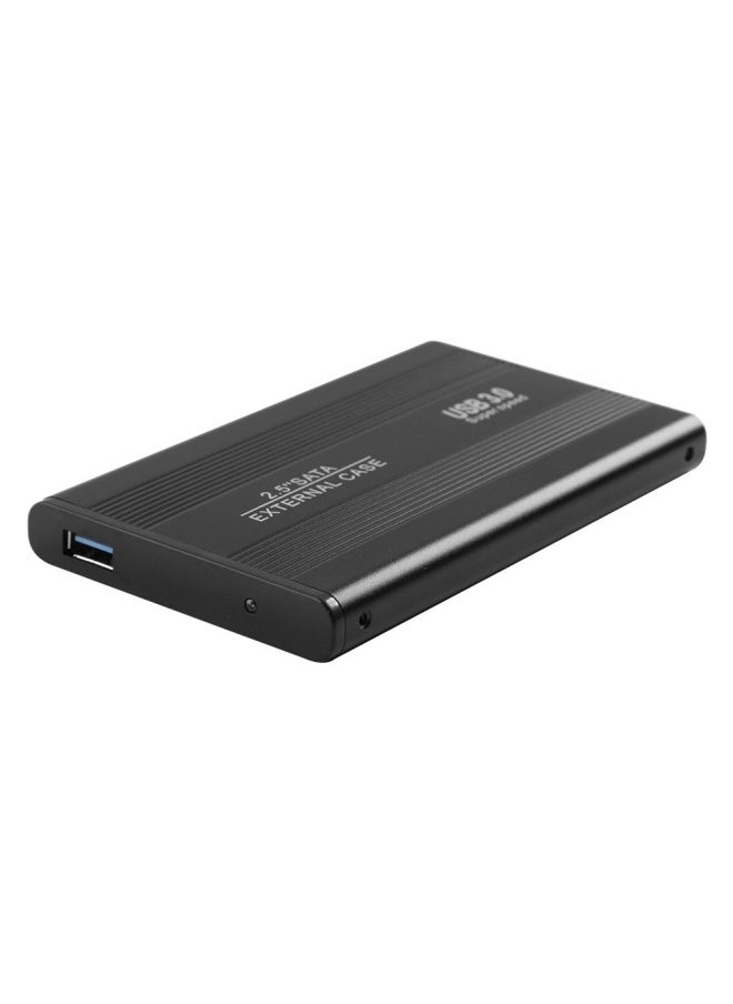 ماركة غير محددة صندوق القرص الصلب الخارجي USB3.0 2.5 بوصة لأجهزة الكمبيوتر المحمولة SATA المعدنية الخارجية USB3.0 صندوق القرص الصلب المحمول - اللون: فضي رمادي  - Image 3