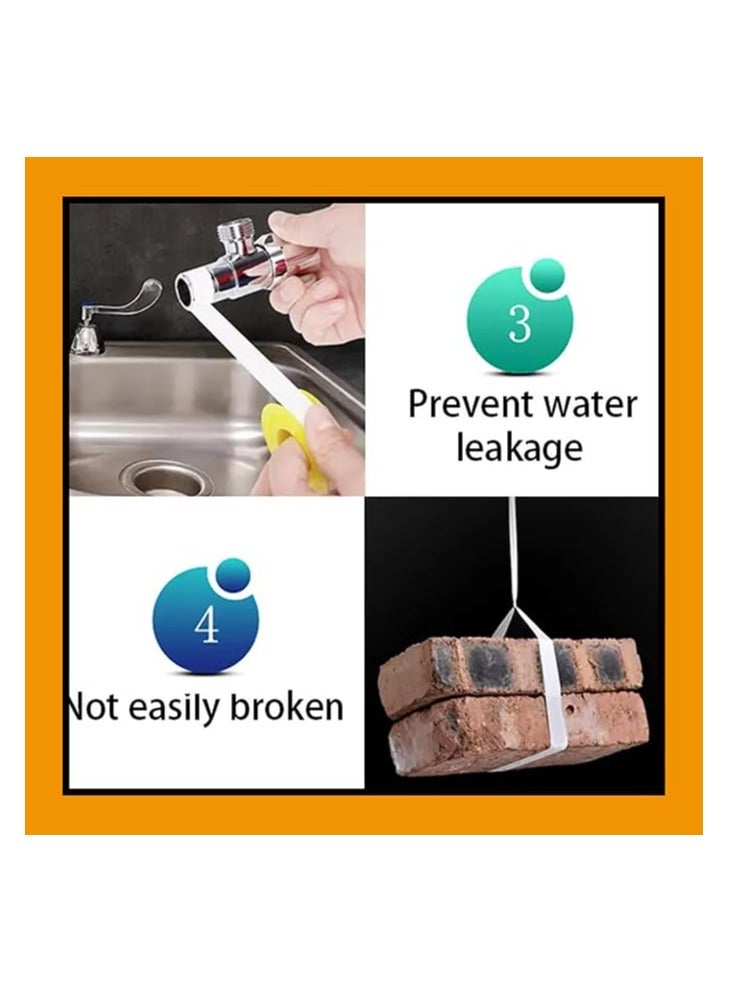 Duravel Heavy Duty Teflon Tape Thread Seal Tape for Plumbers, 10m White 3/4" x 19mm Golden Seal Thread Seal Tape For Plumbers Sealant Tape For plumping works (Pack of 10) - Image 5